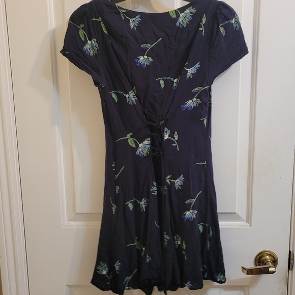 Urban Outfitters Blue Button Up Mini Dress - Picture 5 of 10